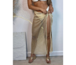 Conjunto Biquíni Tomara Que Caia Calcinha Asa Delta + Saída Ísis Off-White - Imagem 11
